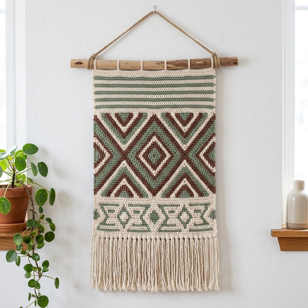 Crochet home decor piece by BloomyCocoon